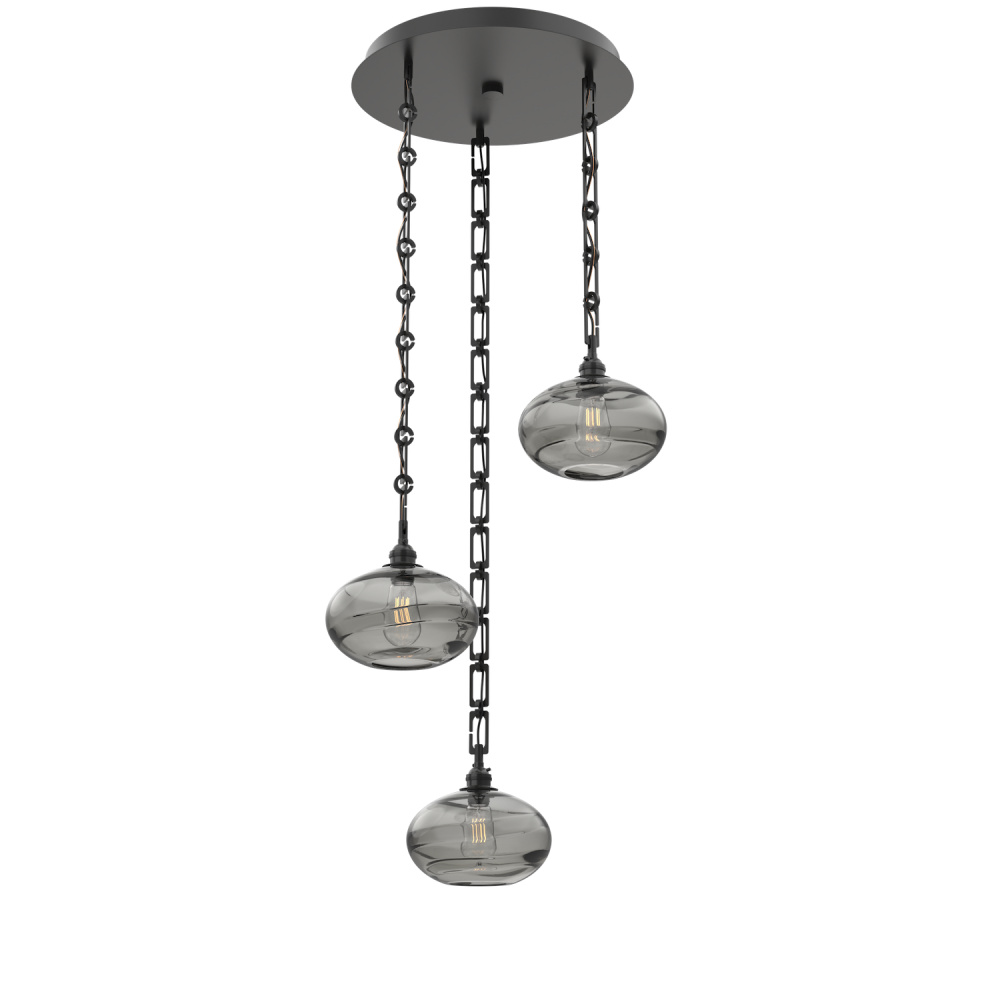 Coppa Round 3pc Multi-Pendant with Chain