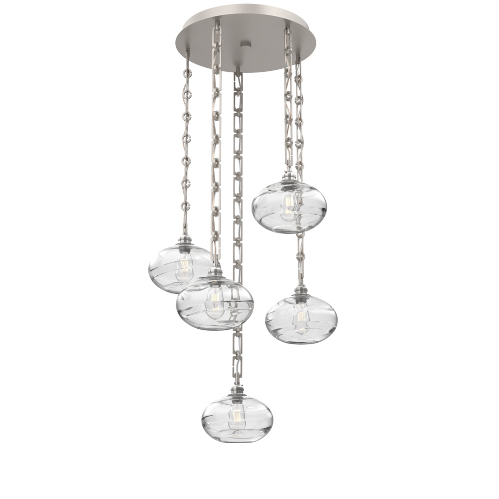 Coppa Round 5pc Multi-Pendant with Chain