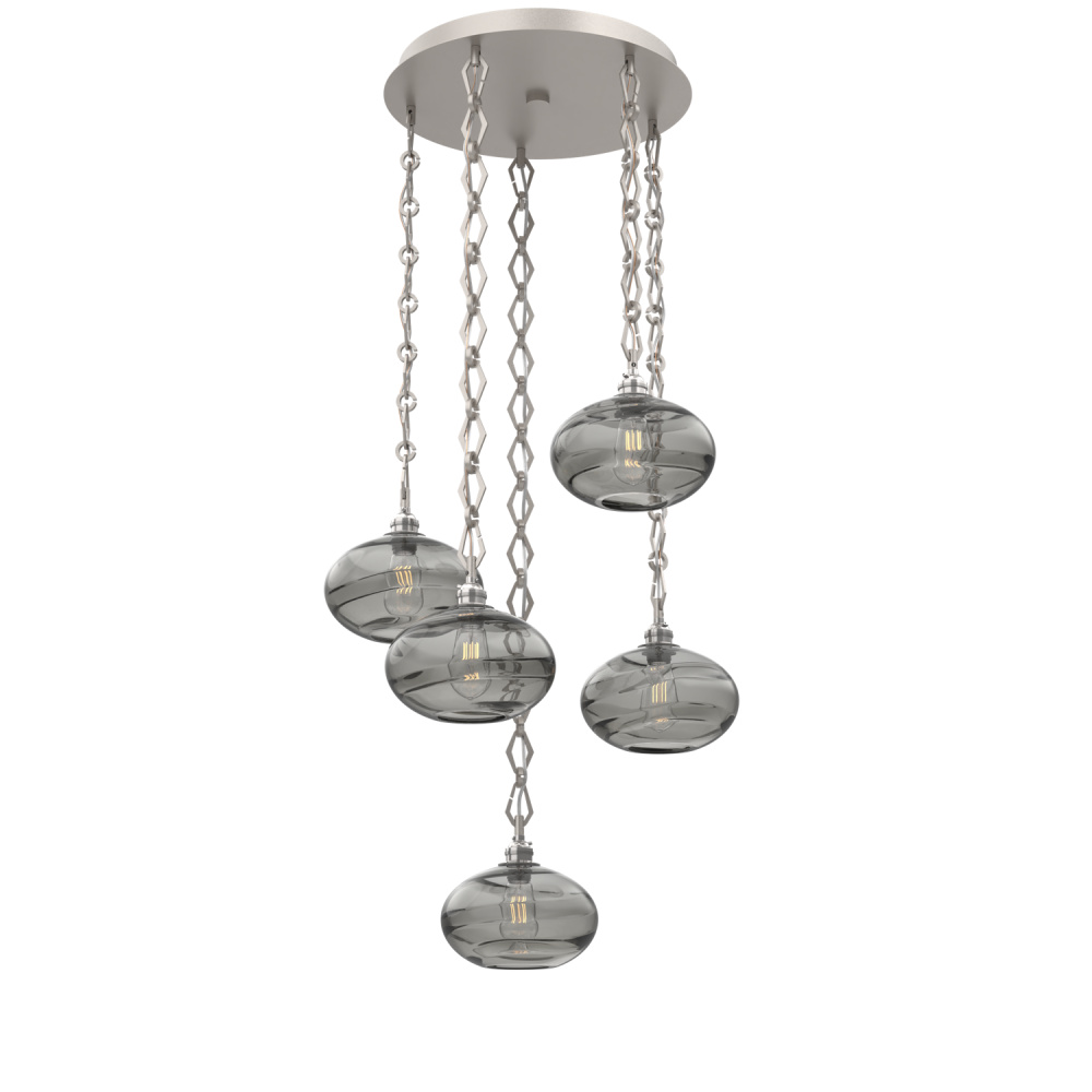 Coppa Round 5pc Multi-Pendant with Chain