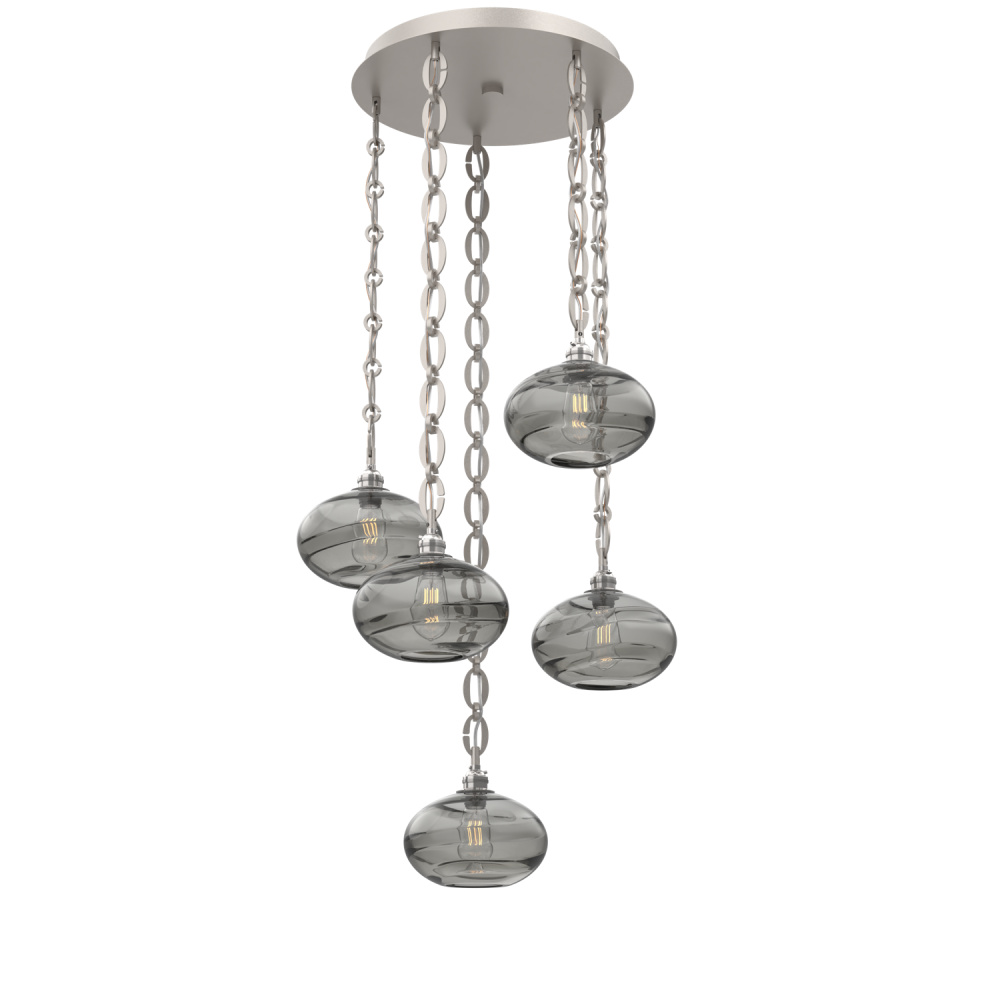 Coppa Round 5pc Multi-Pendant with Chain