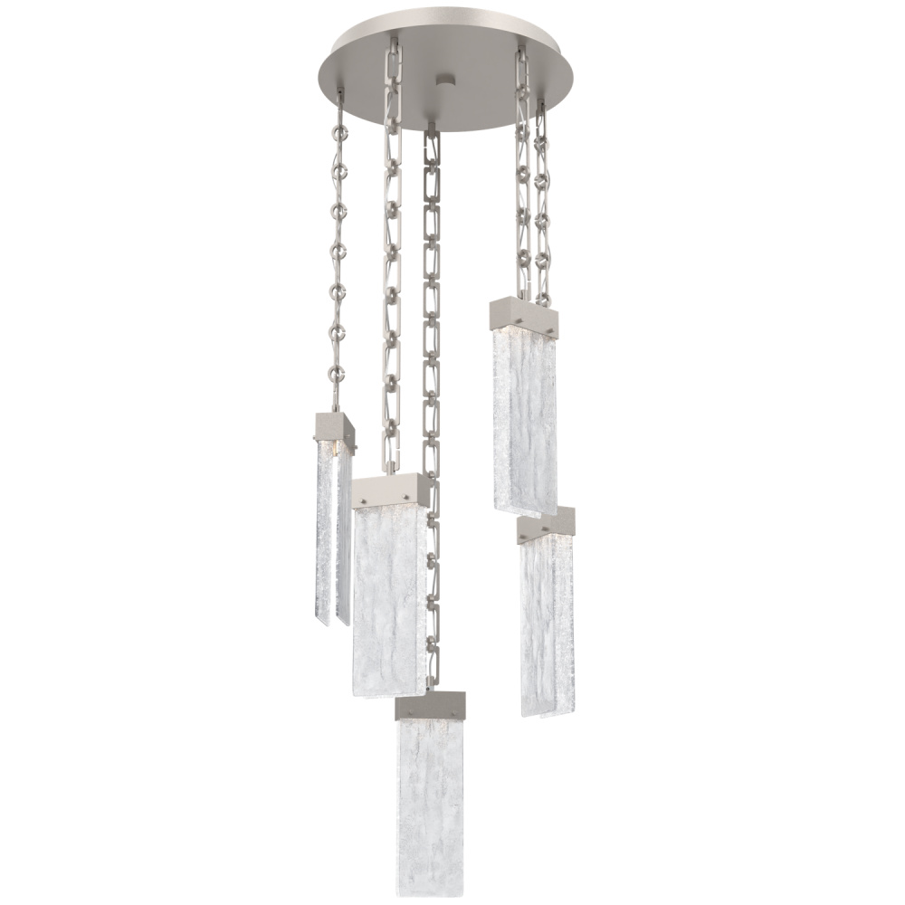 Parallel Round 5pc Multi-Pendant with Chain