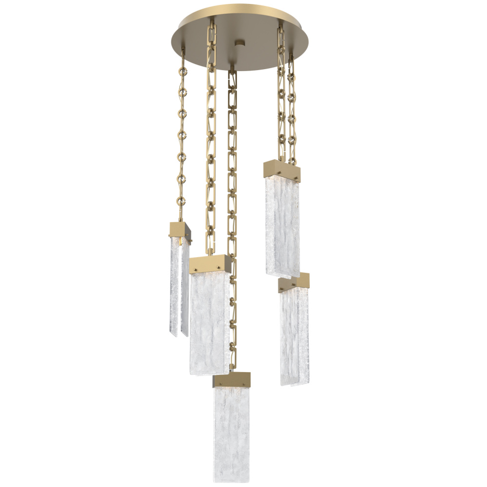 Parallel Round 5pc Multi-Pendant with Chain