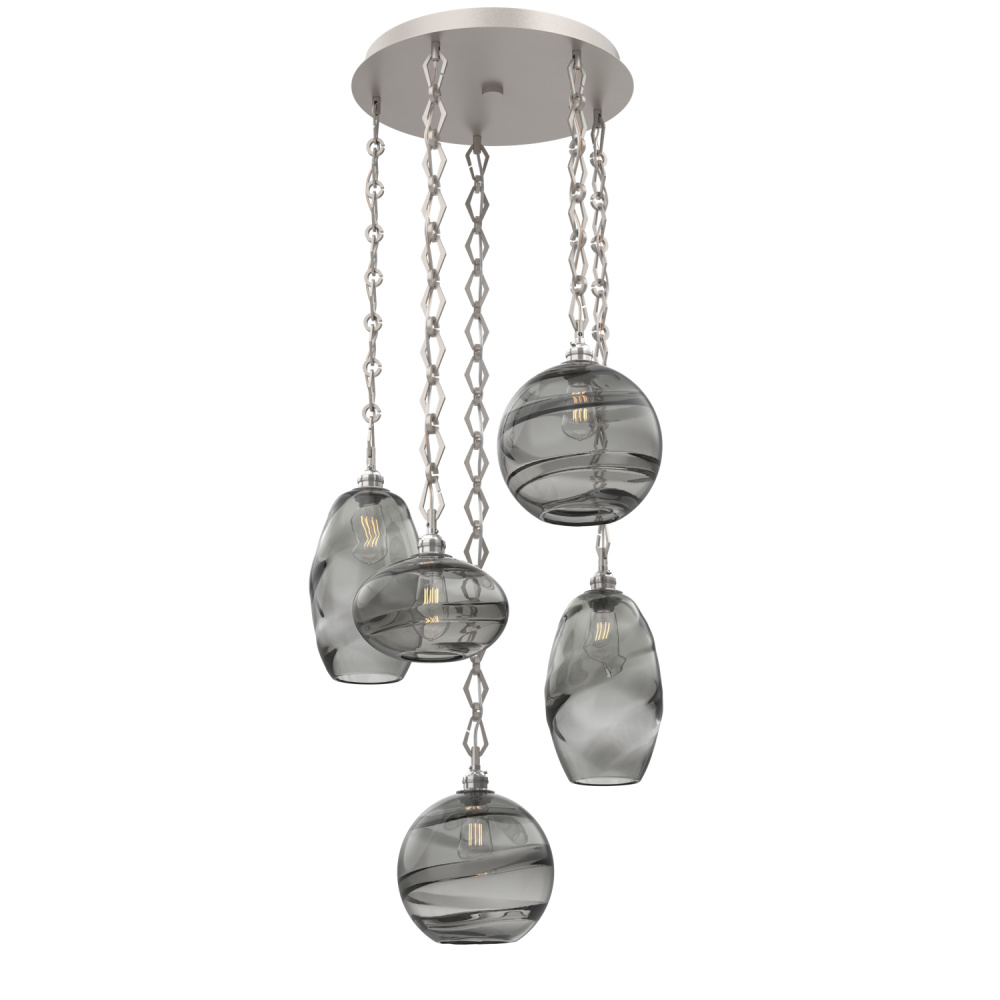 Misto Round 5pc Multi-Pendant Chain
