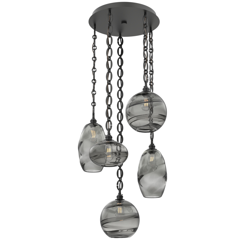 Misto Round 5pc Multi-Pendant Chain