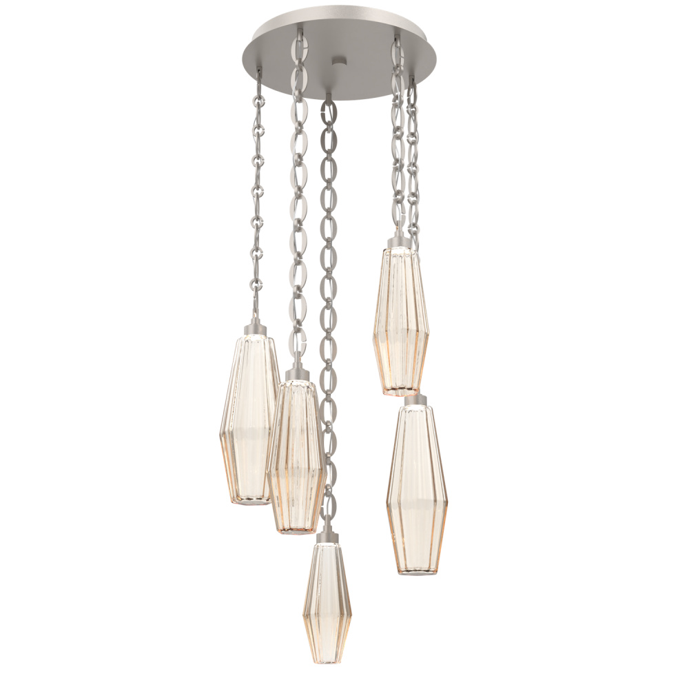 Aalto Round 5pc Multi-Pendant with Chain