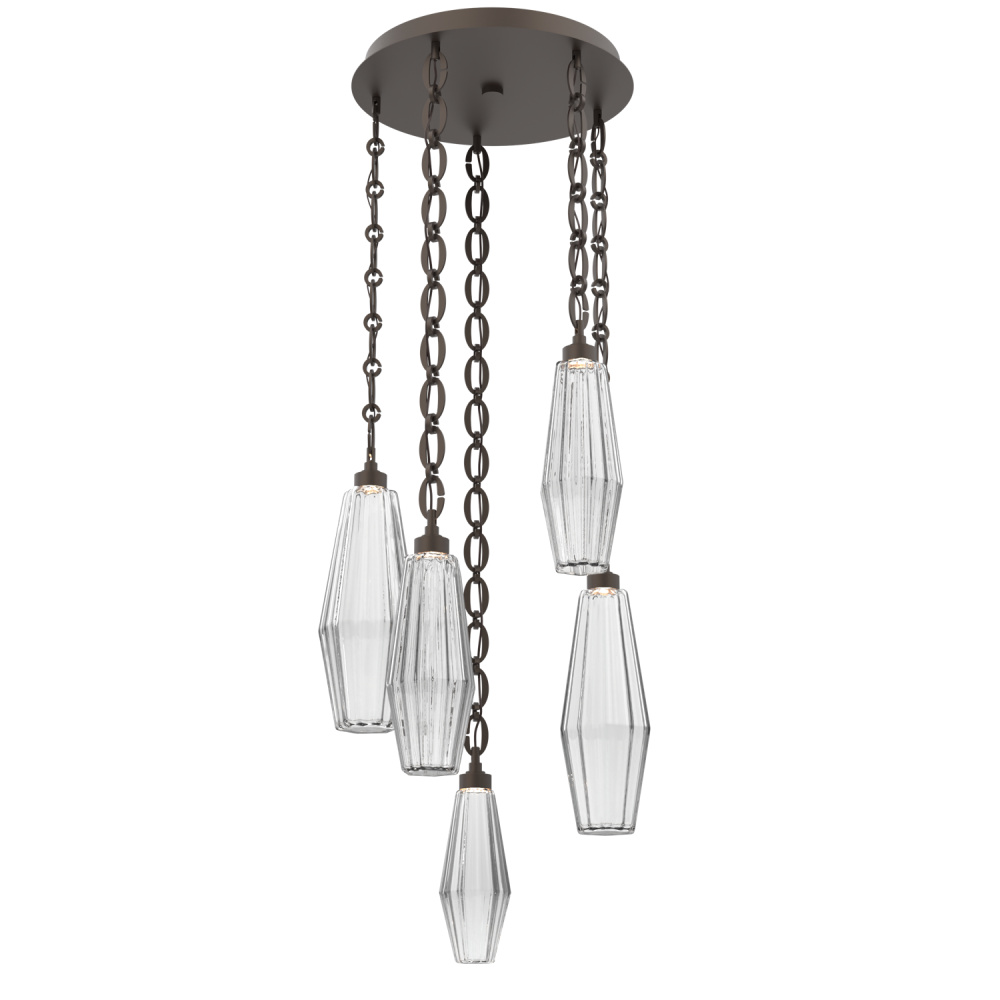 Aalto Round 5pc Multi-Pendant with Chain