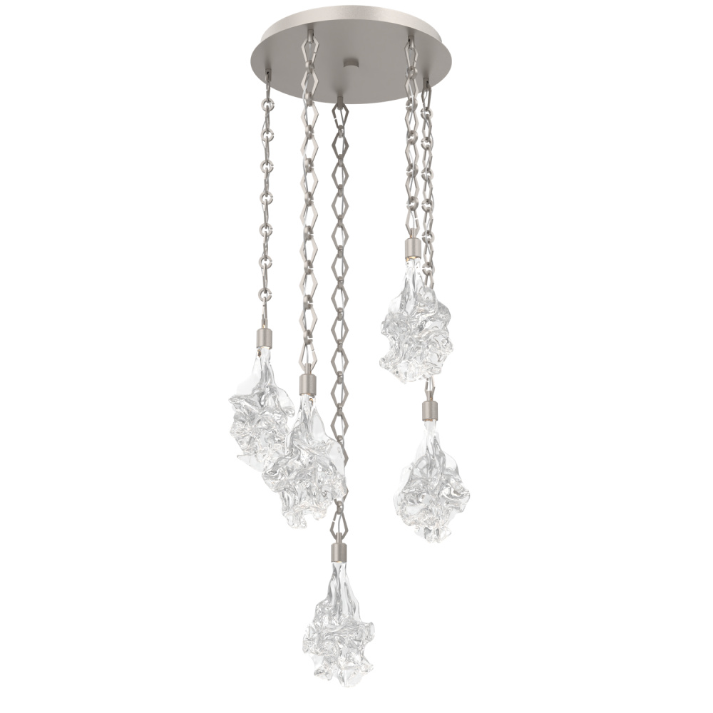 Blossom Round 5pc Multi-Pendant with Chain