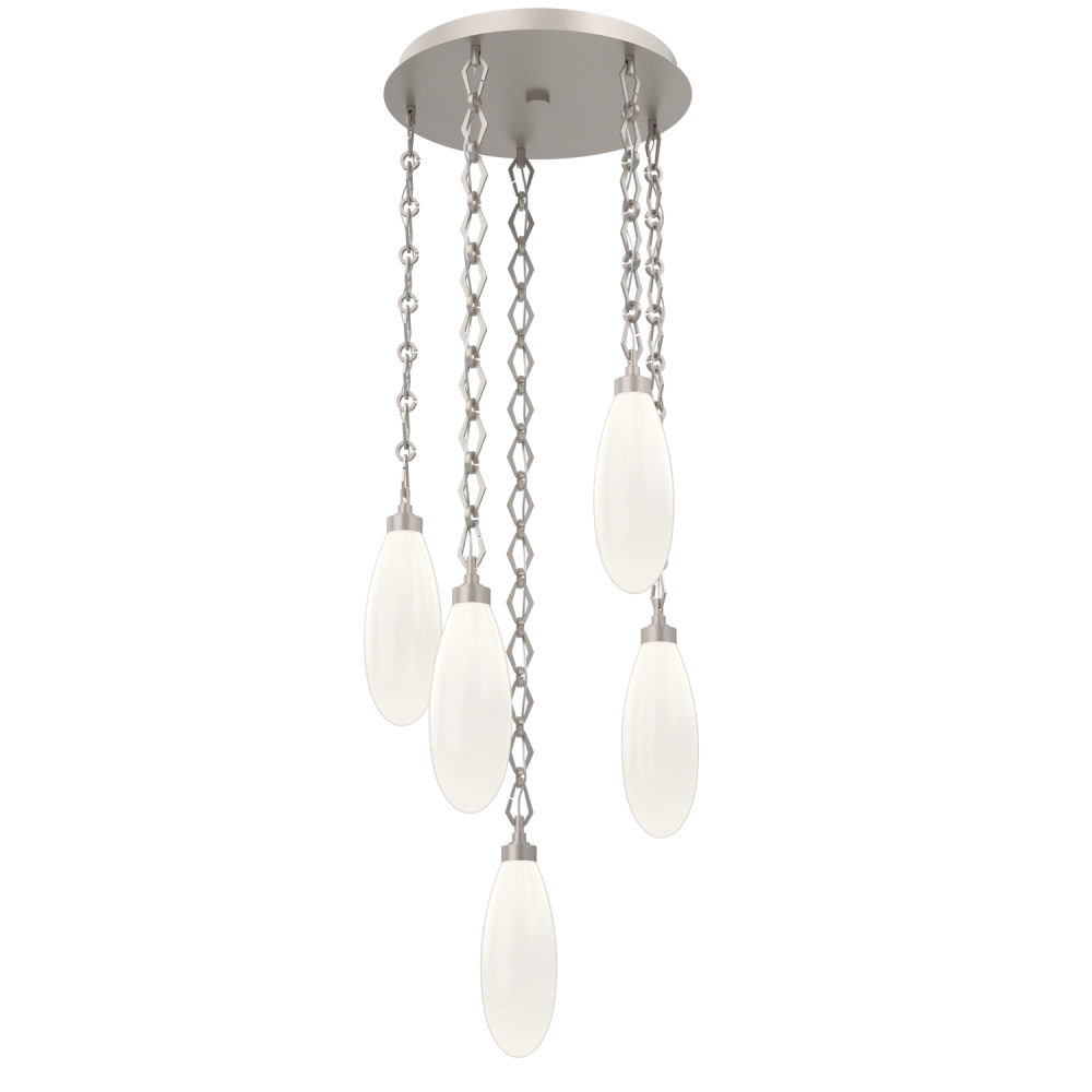 Fiori Round 5pc Multi-Pendant with Chain