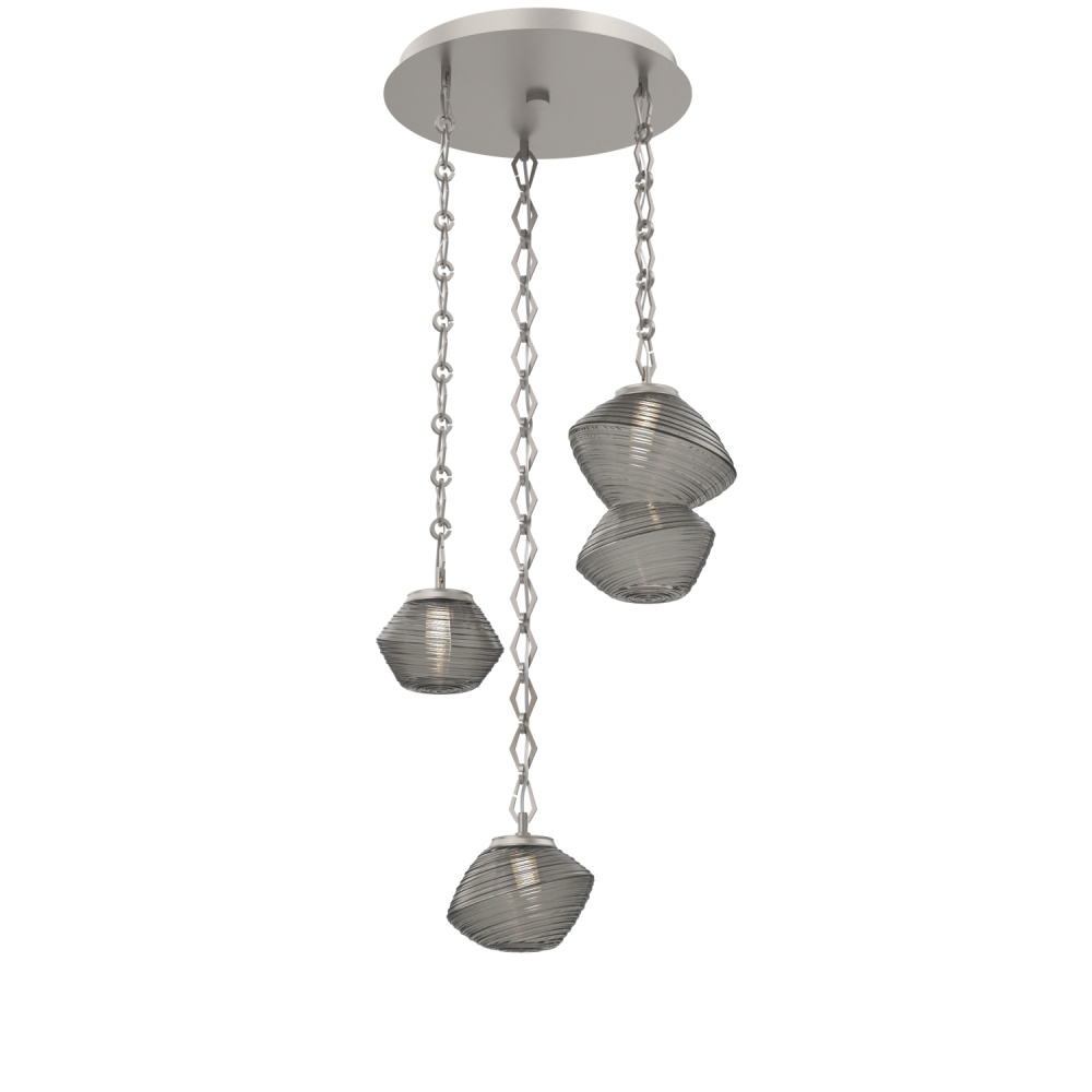 Mesa Round 3pc Multi-Pendant with Chain