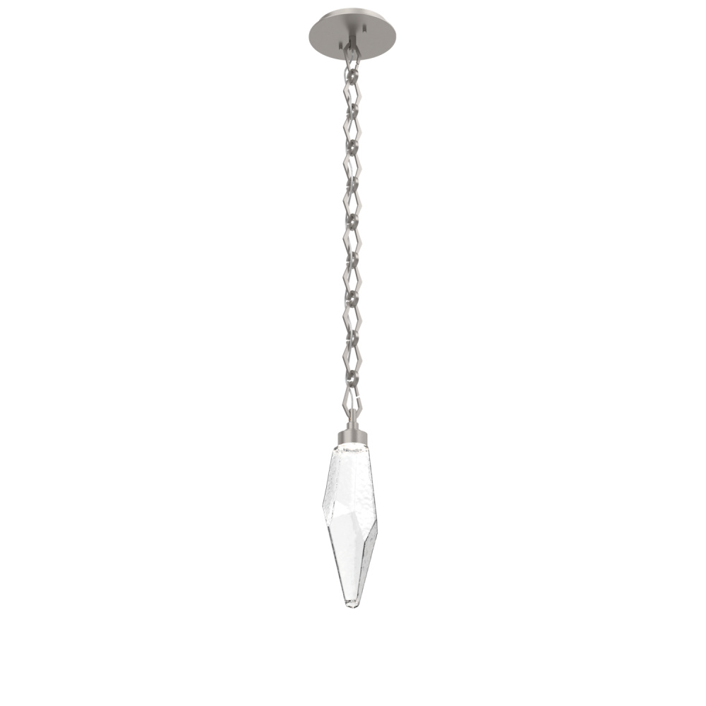 Rock Crystal Pendant with Chain - 15-Inch