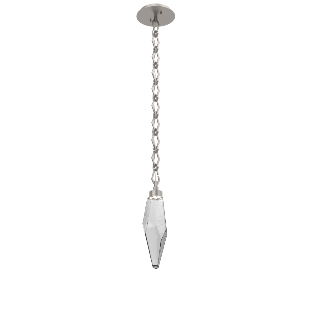 Rock Crystal Pendant with Chain - 15-Inch