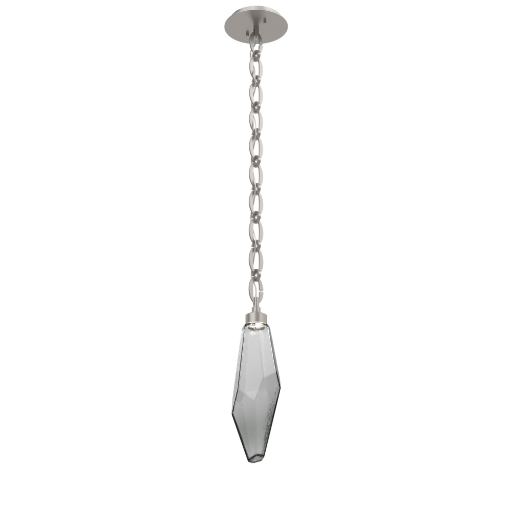 Rock Crystal Pendant with Chain - 17-Inch