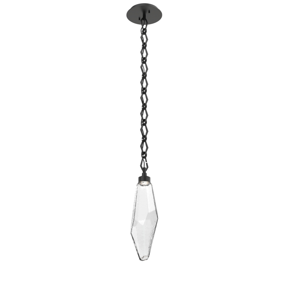 Rock Crystal Pendant with Chain - 17-Inch