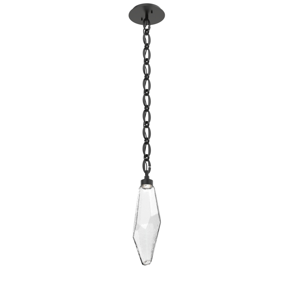 Rock Crystal Pendant with Chain - 17-Inch
