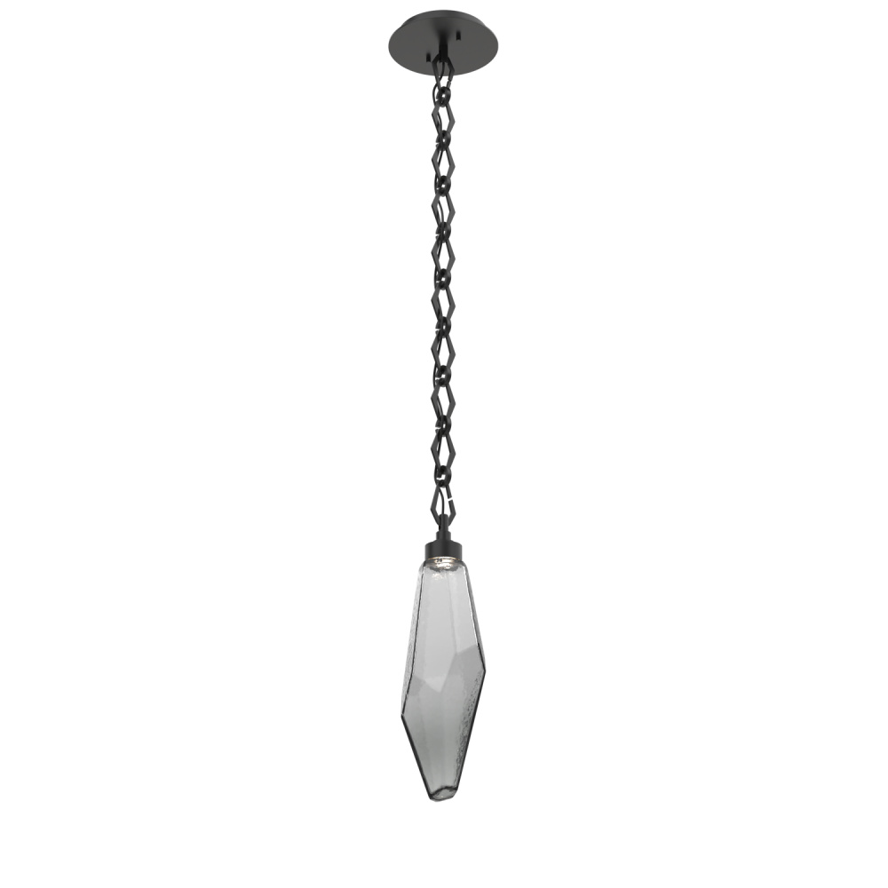 Rock Crystal Pendant with Chain - 17-Inch