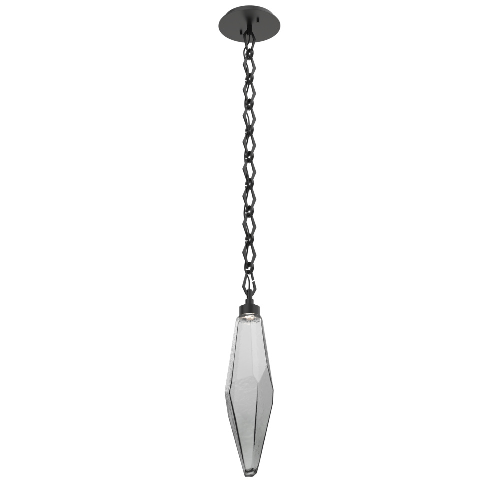 Rock Crystal Pendant with Chain - 19-Inch