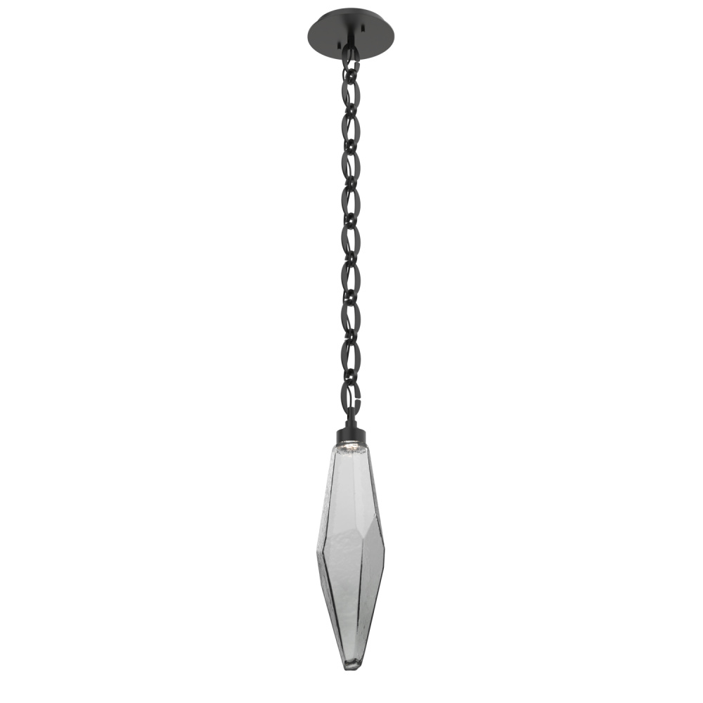 Rock Crystal Pendant with Chain - 19-Inch