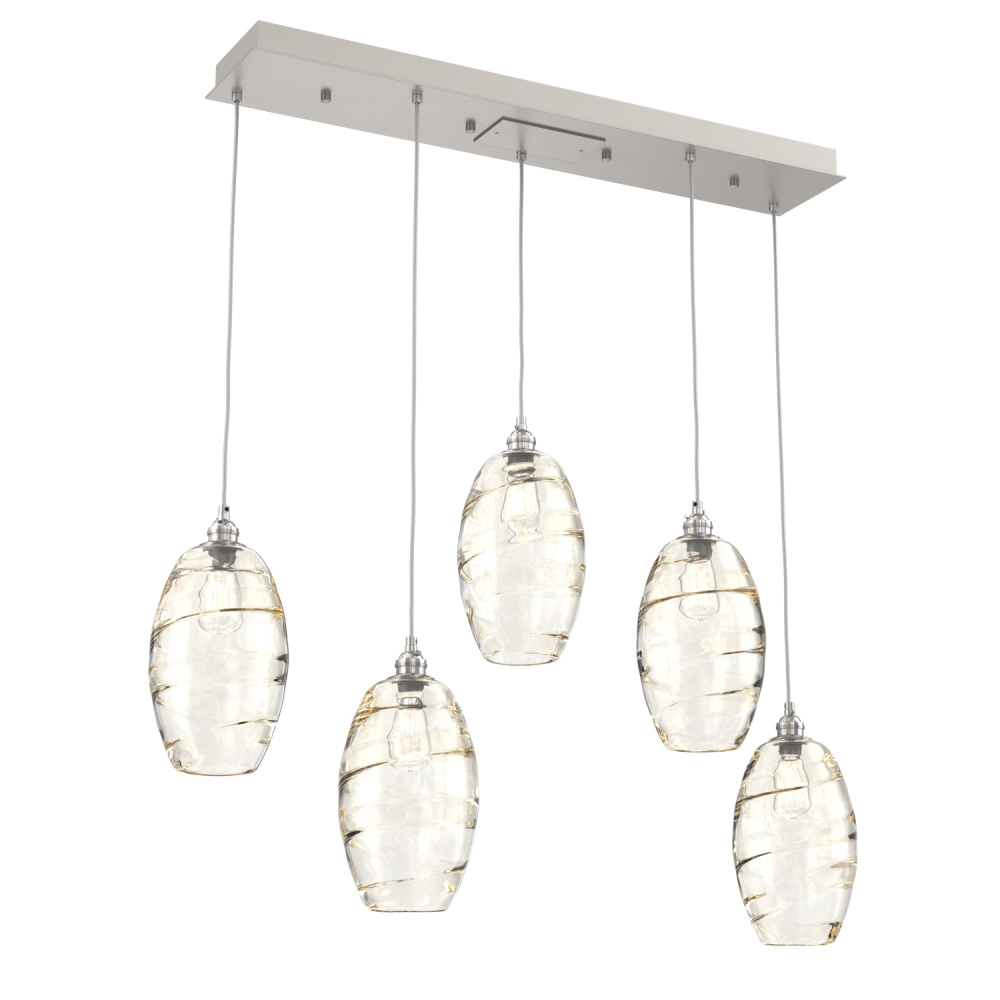 Ellisse Linear 5pc Multi-Pendant