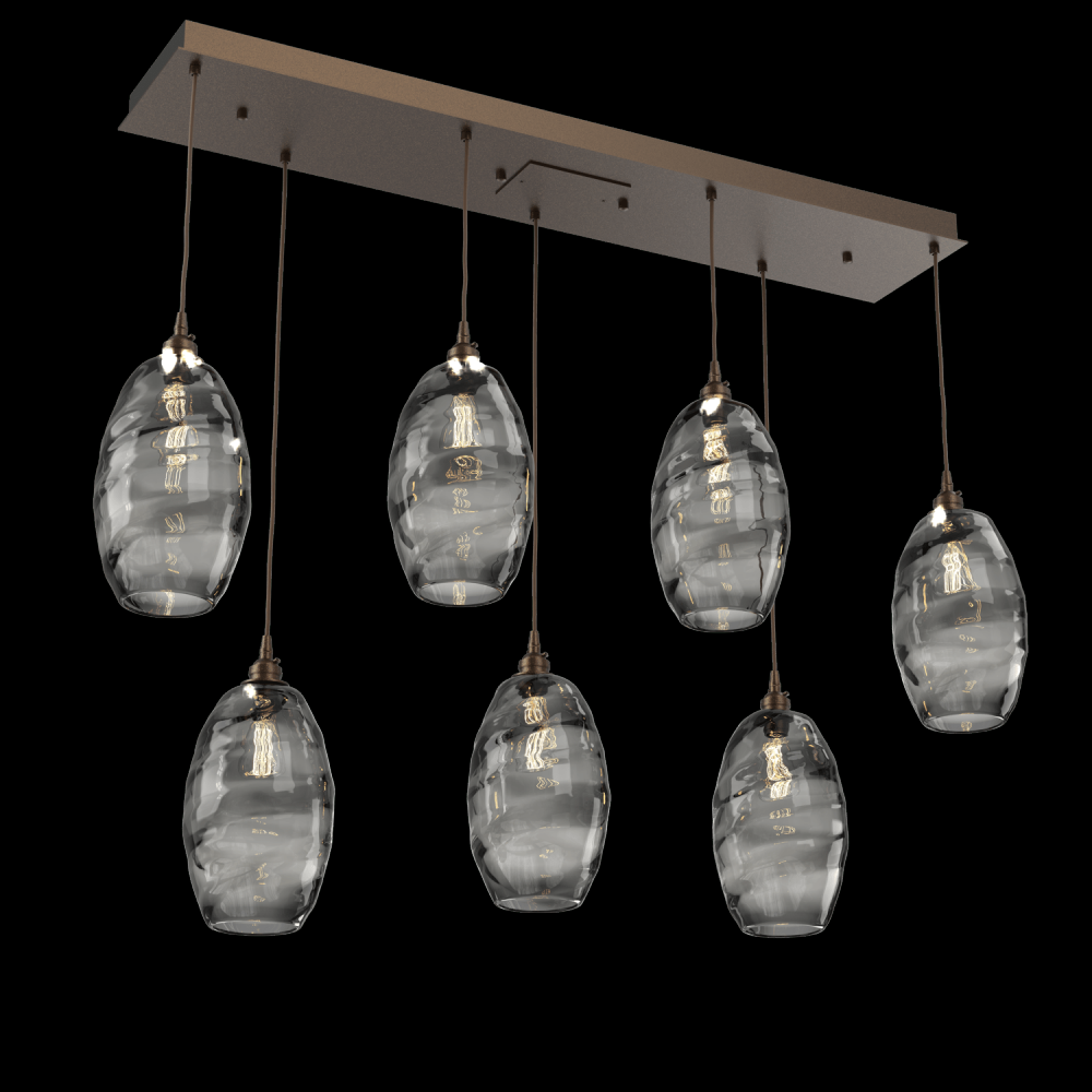 Ellisse Linear 7pc Multi-Pendant