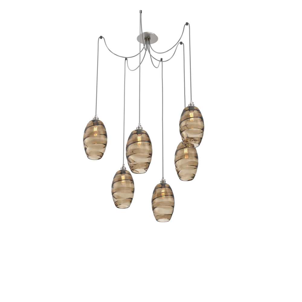 Ellisse Round 6pc Swag Multi-Pendant