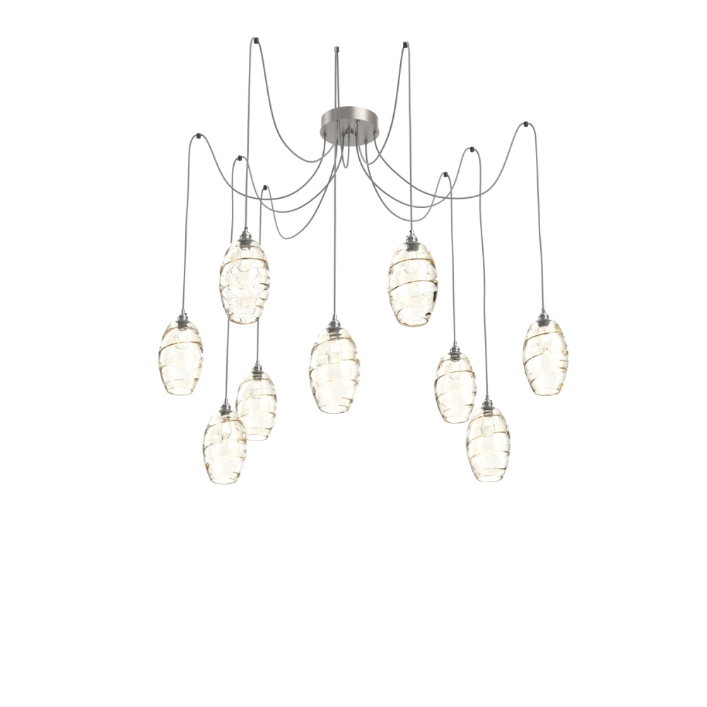 Ellisse Round 9pc Swag Multi-Pendant