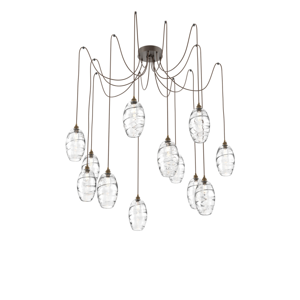 Ellisse Round 12pc Swag Multi-Pendant