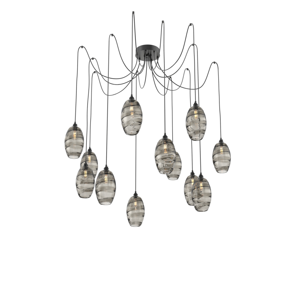 Ellisse Round 12pc Swag Multi-Pendant