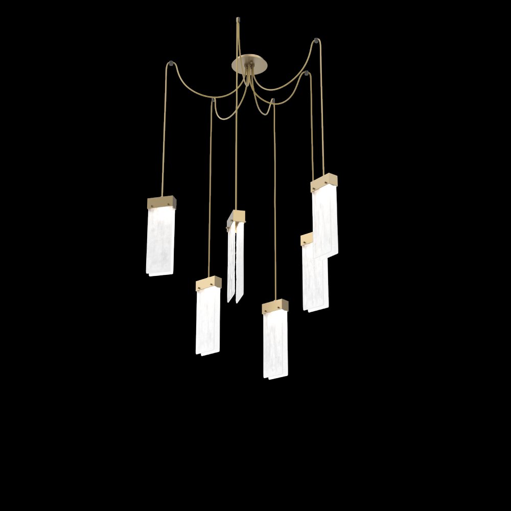 Parallel Round 6pc Swag Multi-Pendant
