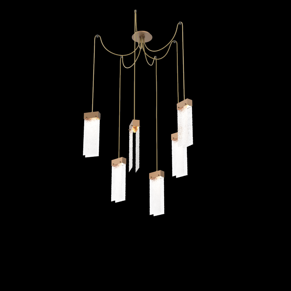 Parallel Round 6pc Swag Multi-Pendant