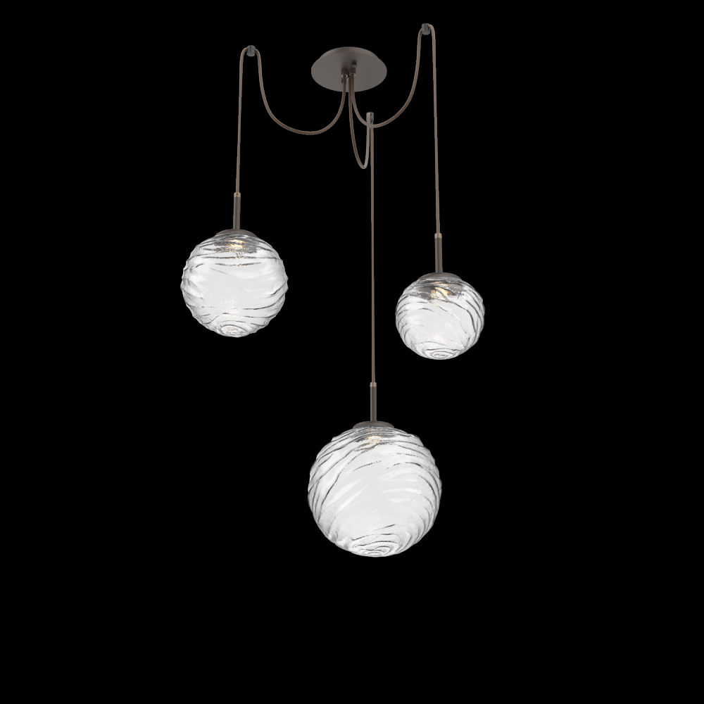 Gaia Round 3pc Swag Multi-Pendant