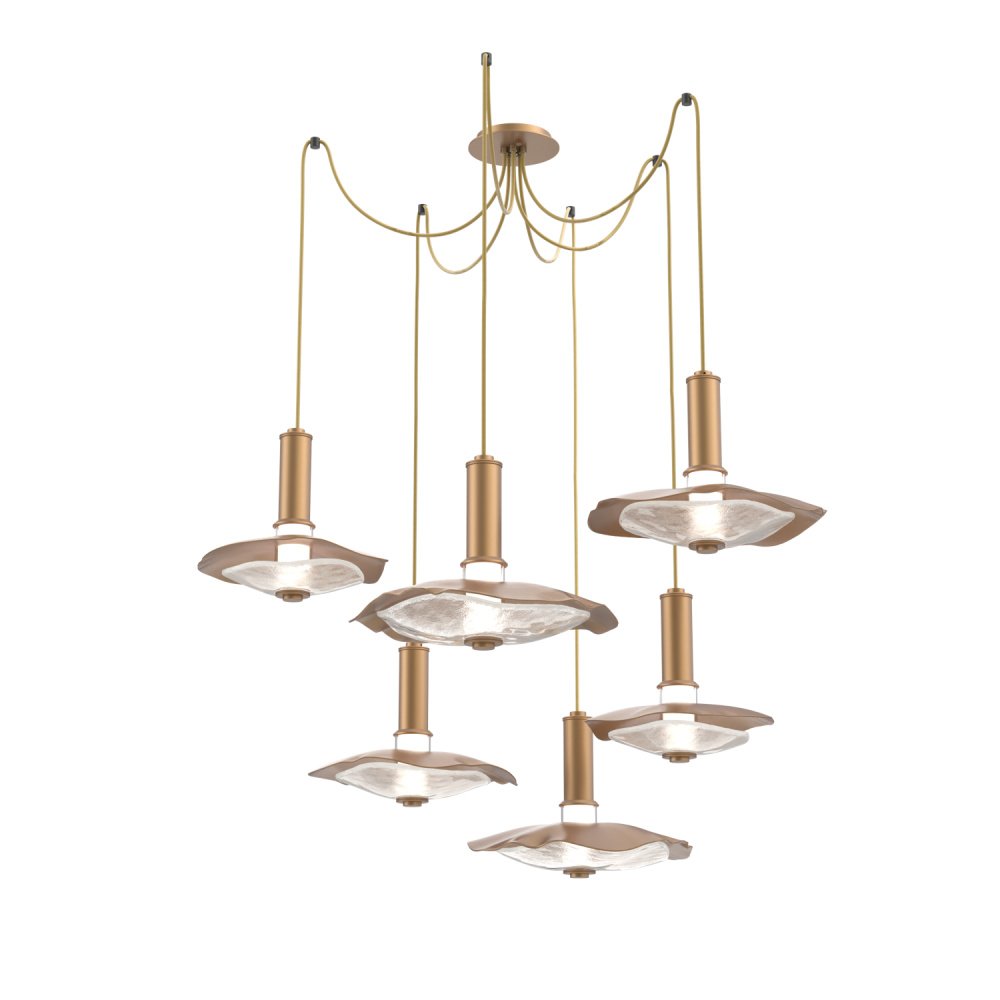 Cumulus Round 6pc Swag Multi-Pendant Chandelier
