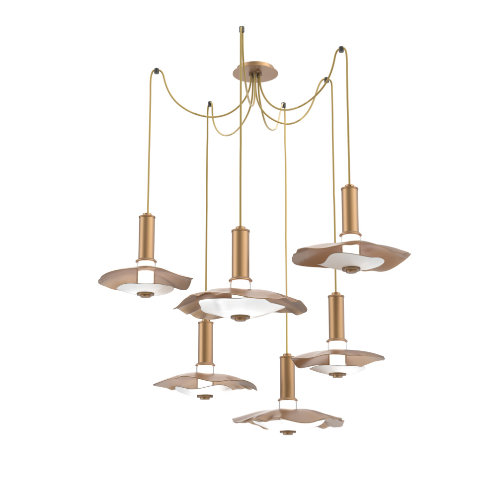 Cumulus Round 6pc Swag Multi-Pendant Chandelier