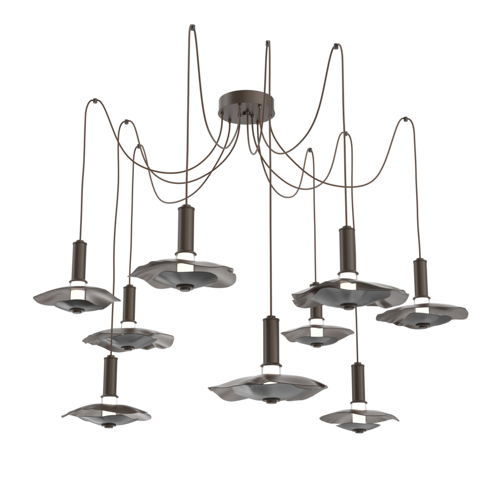 Cumulus Round 9pc Swag Multi-Pendant Chandelier