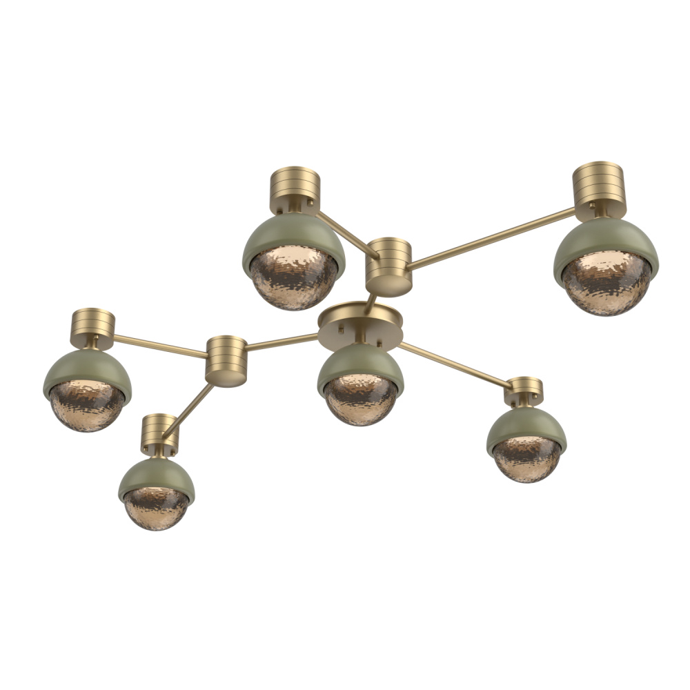 Hub & Spoke - Cabochon - Linear - 6pc