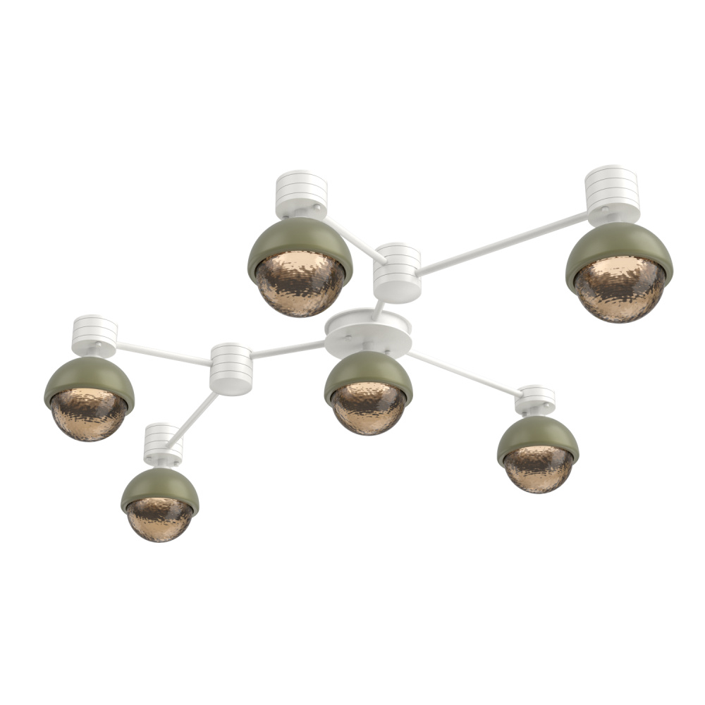 Hub & Spoke - Cabochon - Linear - 6pc