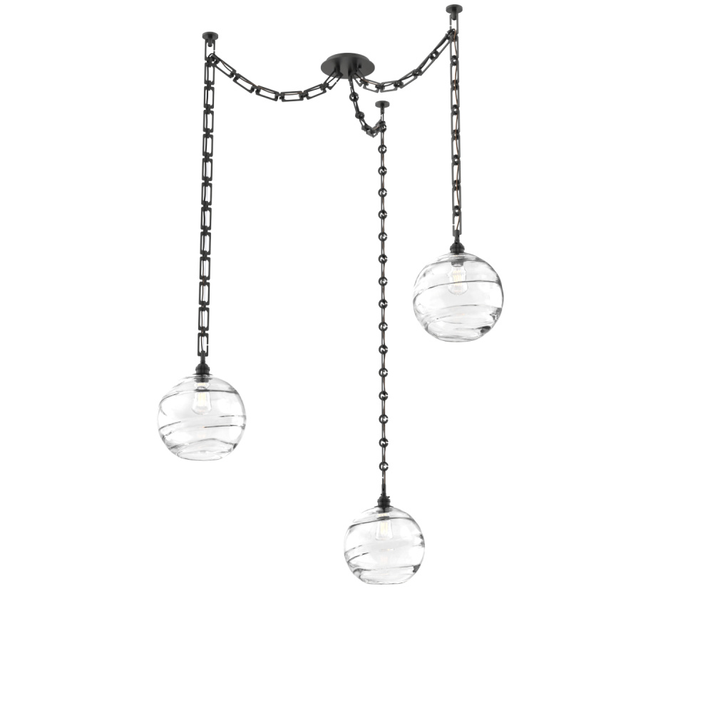 Terra Multi Light Pendant Multi Port Canopy Matte Black