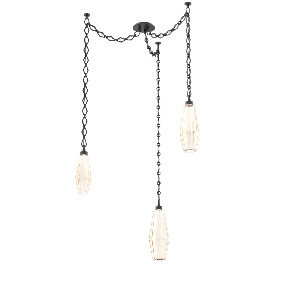 Aalto Multi Light Pendant Multi Port Canopy Matte Black