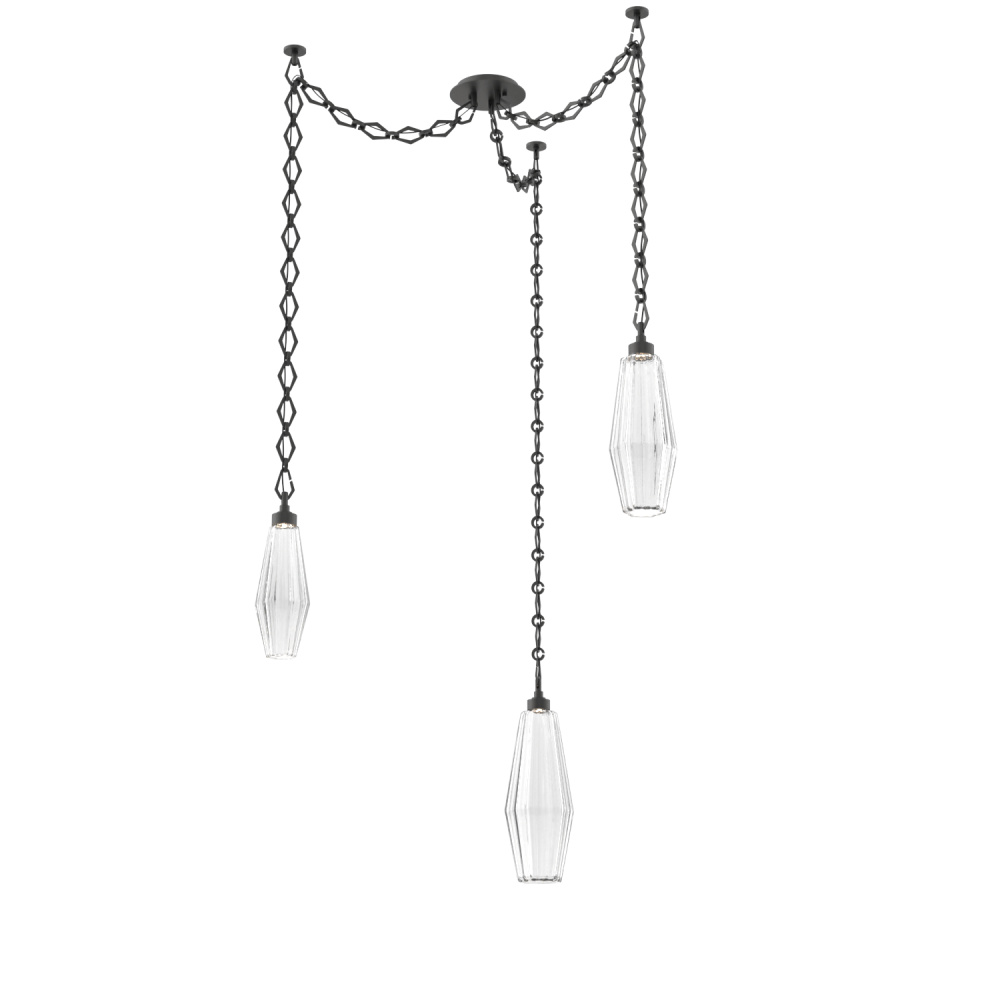 Aalto Multi Light Pendant Multi Port Canopy Matte Black