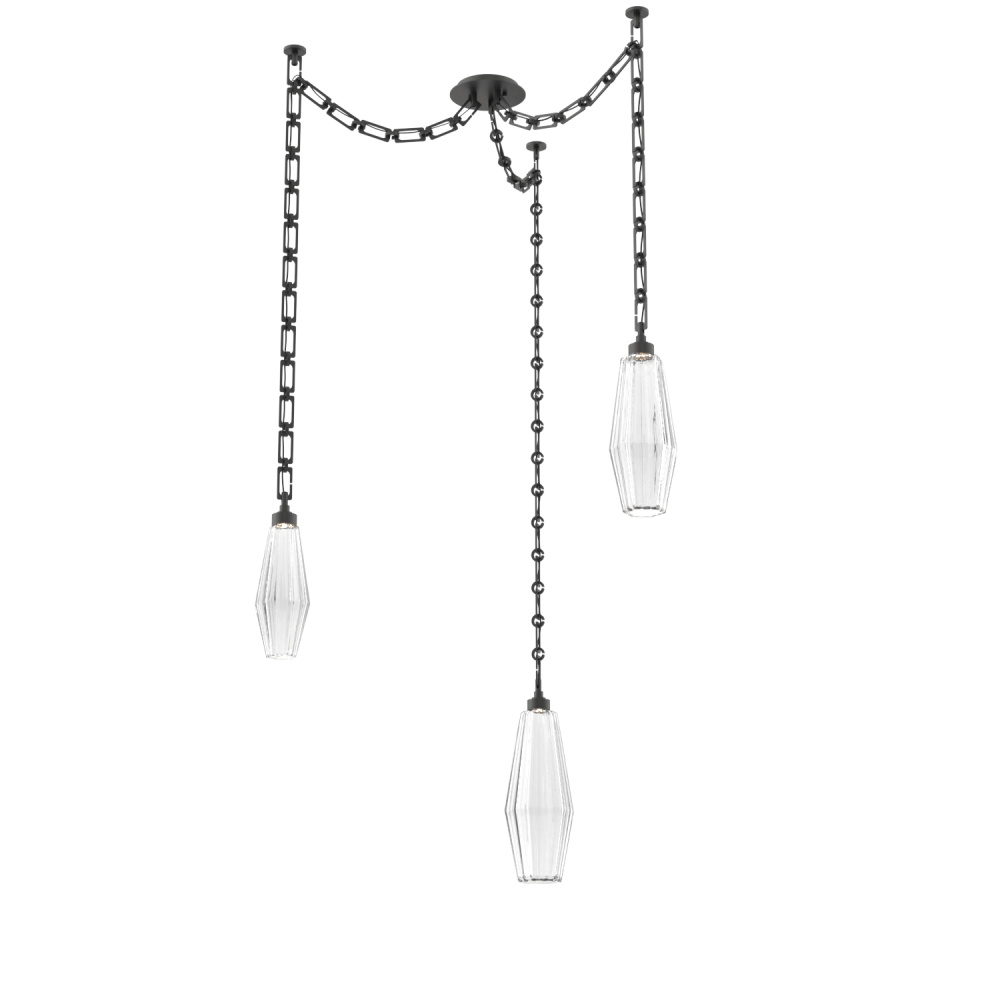 Aalto Multi Light Pendant Multi Port Canopy Matte Black