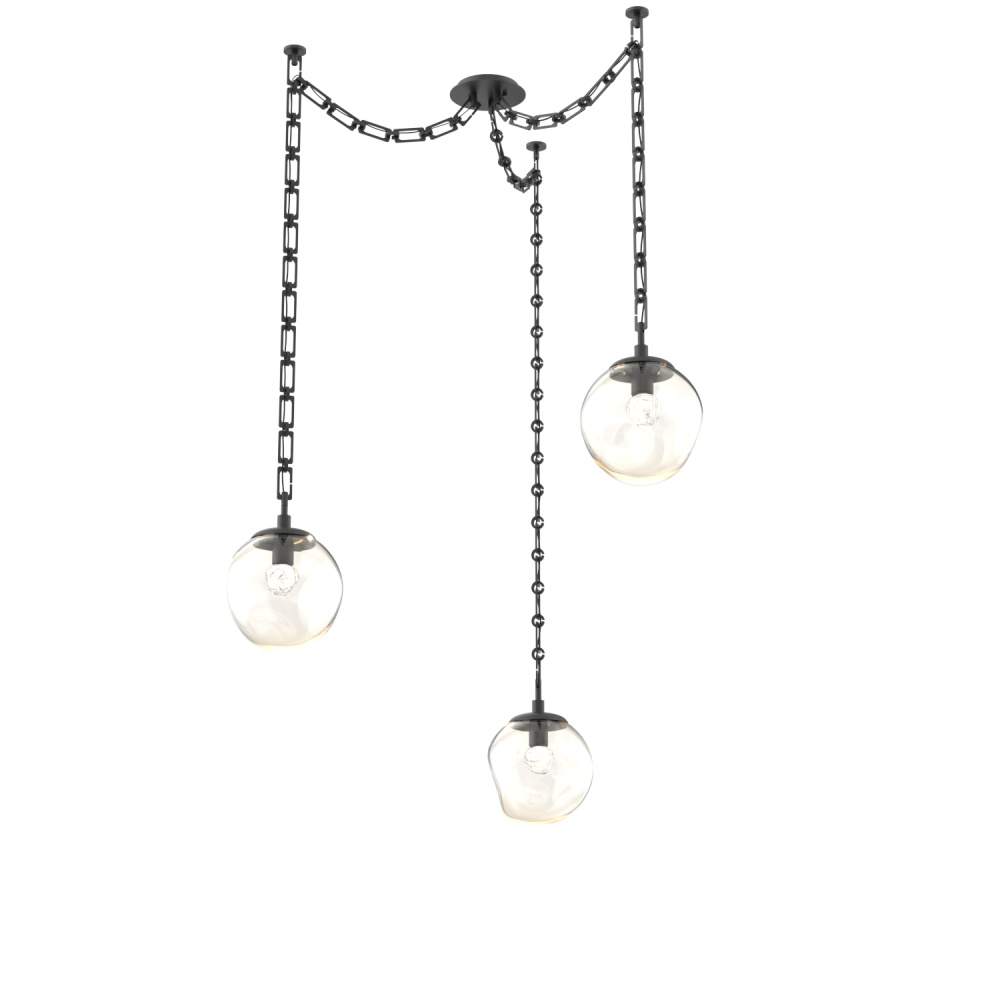 Aster LED Multi Light Pendant Multi Port Canopy Matte Black