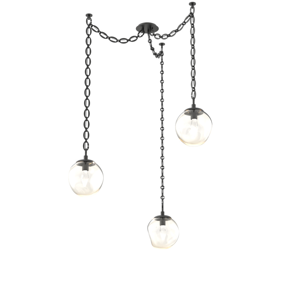 Aster LED Multi Light Pendant Multi Port Canopy Matte Black