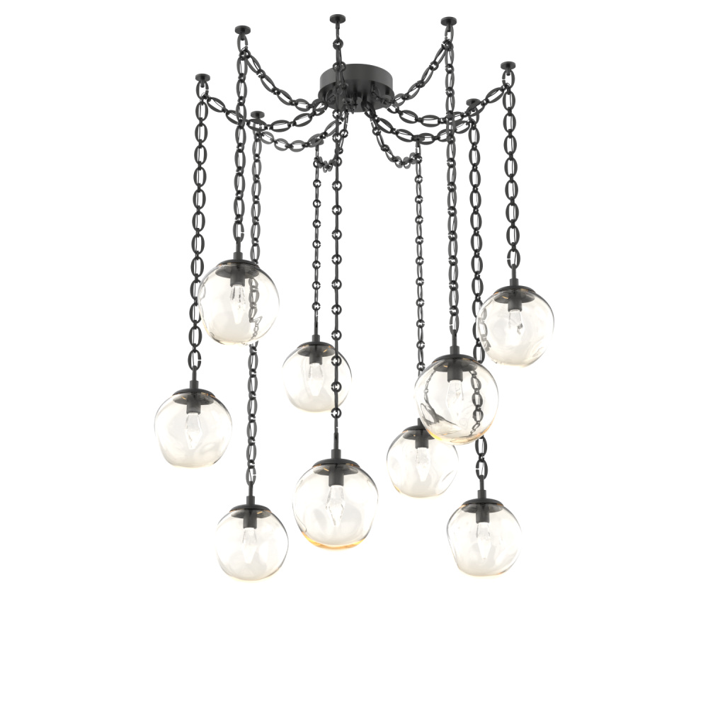 Aster LED Multi Light Pendant Multi Port Canopy Matte Black