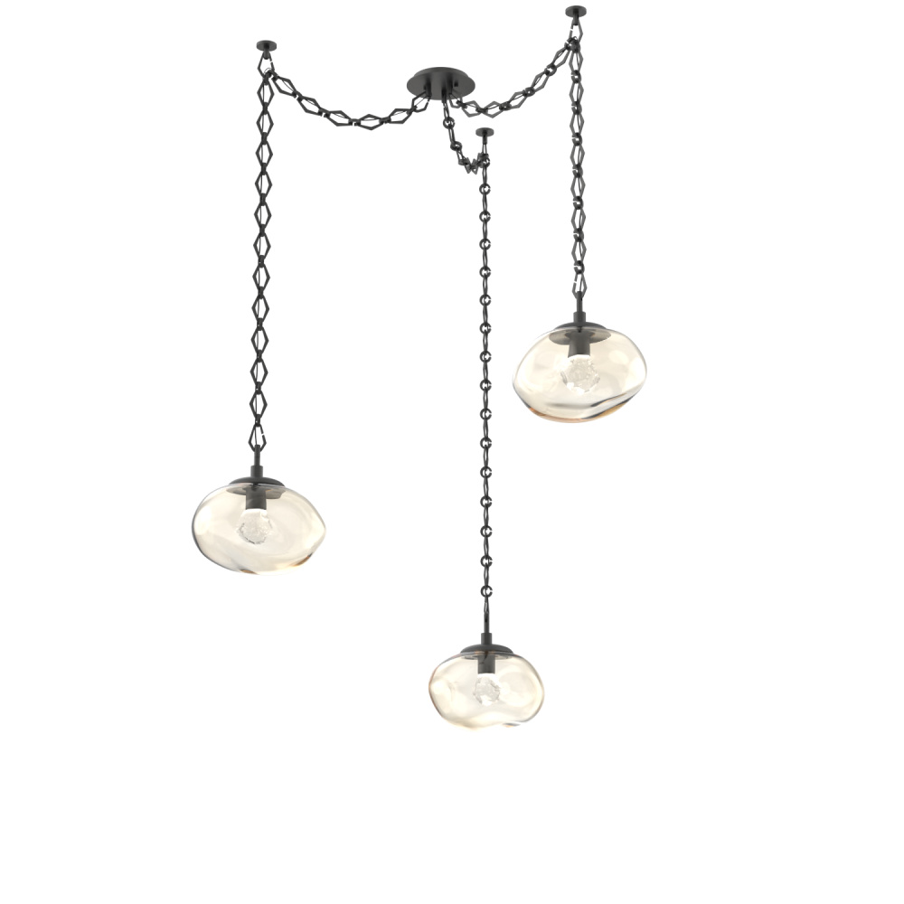 Nova LED Multi Light Pendant Matte Black