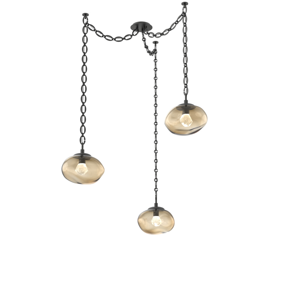 Nova LED Multi Light Pendant Matte Black