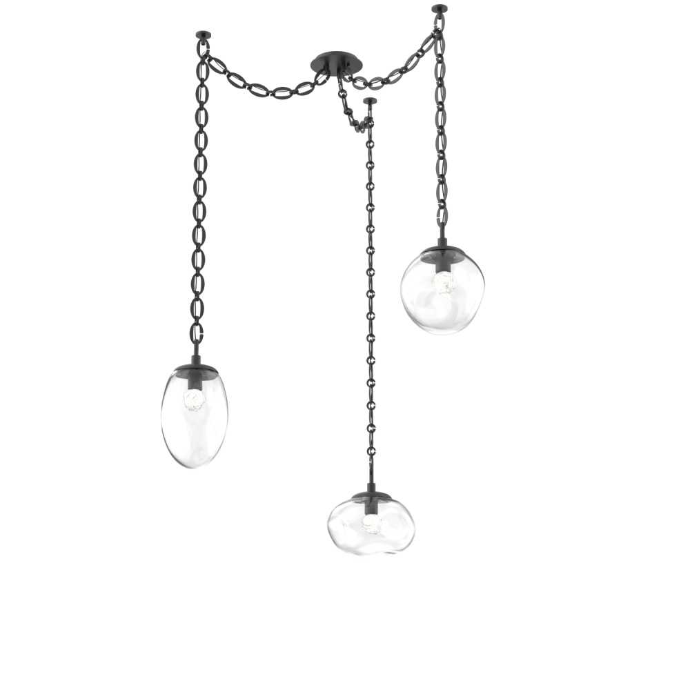 Cosmos LED Multi Light Pendant Matte Black