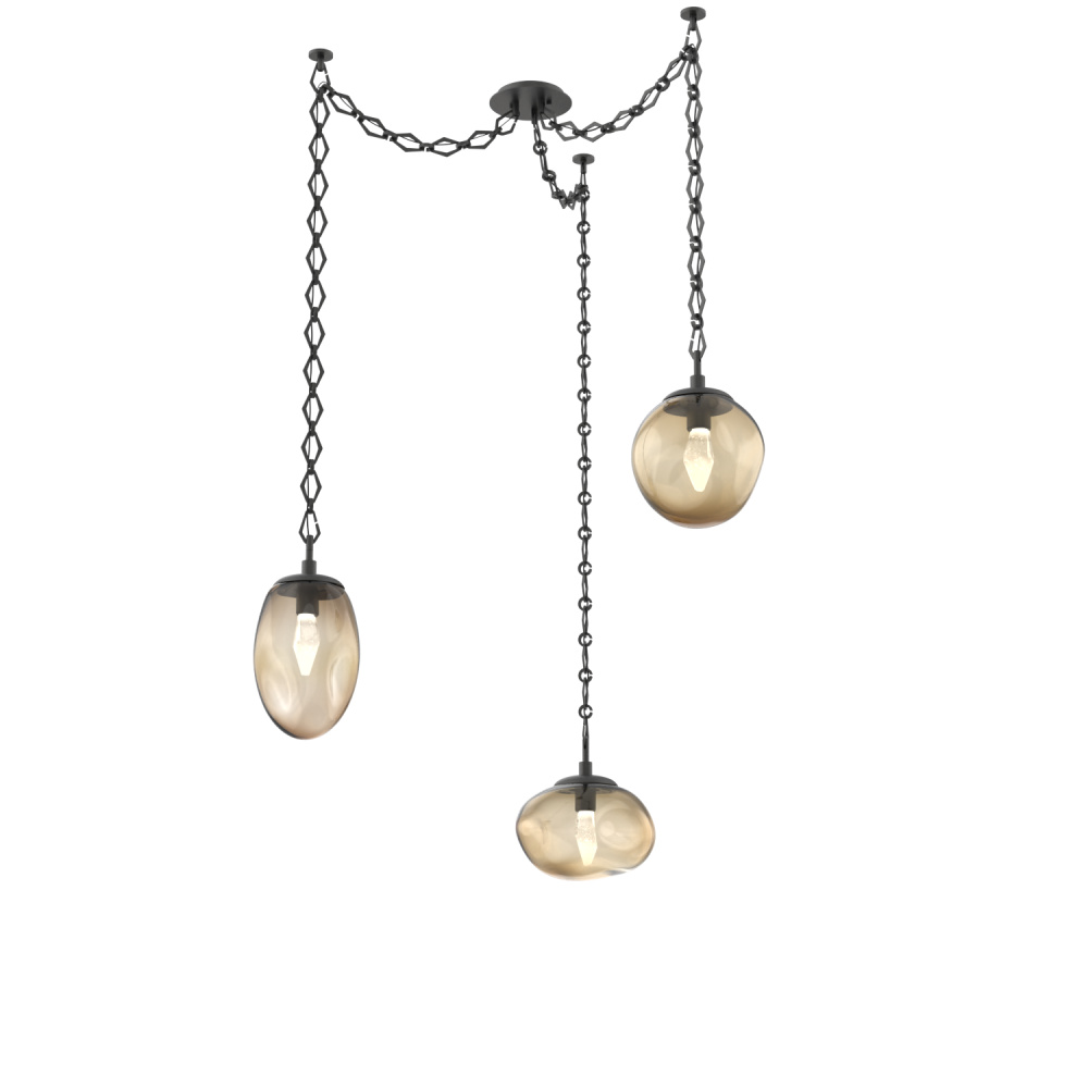 Cosmos LED Multi Light Pendant Matte Black