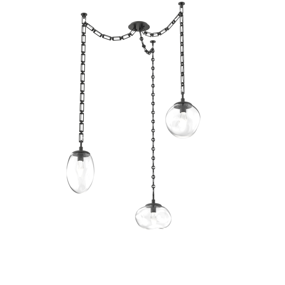 Cosmos LED Multi Light Pendant Matte Black