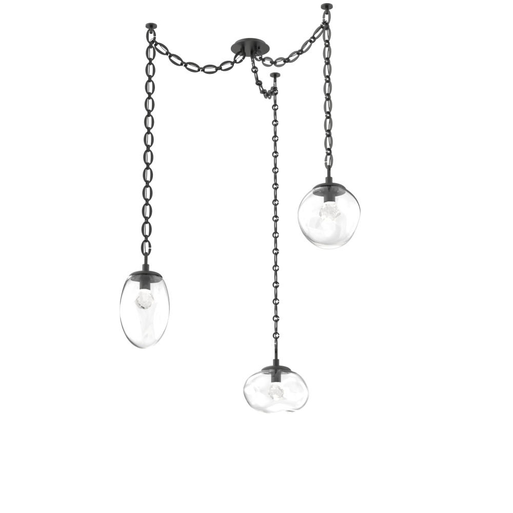 Cosmos LED Multi Light Pendant Matte Black