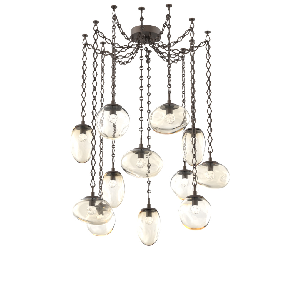 Cosmos LED Multi Light Pendant Flat Bronze