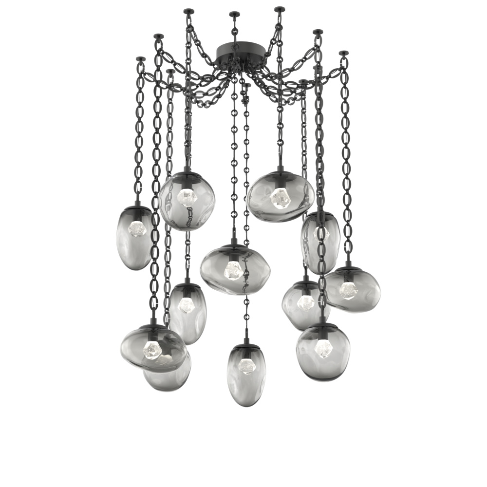 Cosmos LED Multi Light Pendant Matte Black